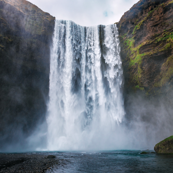 waterfall pure water